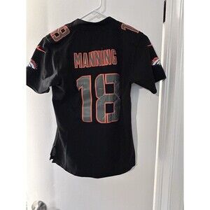 Women’s Black NFL Players Denver Broncos Peyton Manning #18 NFL Football Jersey